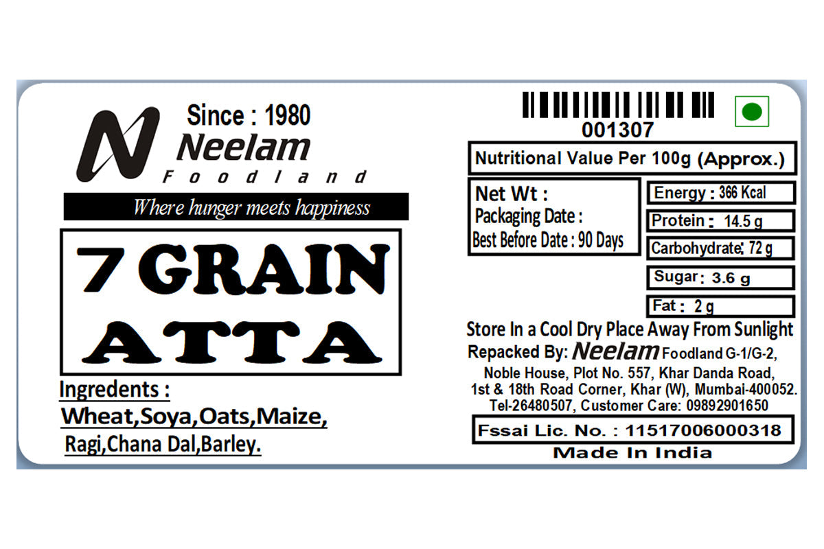 7 Grain Atta 1 Kg