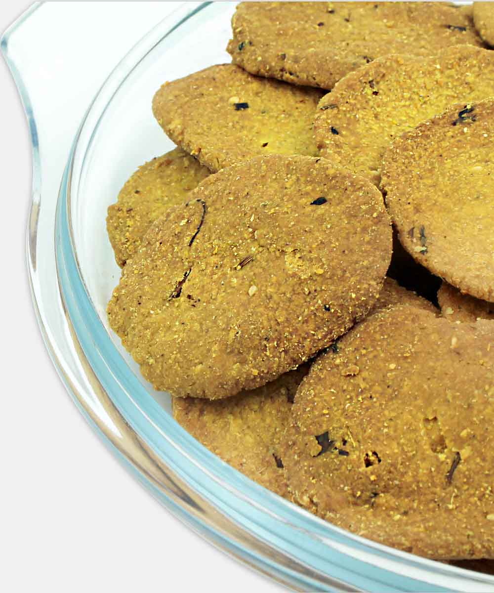 Roasted Wheat Bajra Methi Garlic Puri 200 Gm