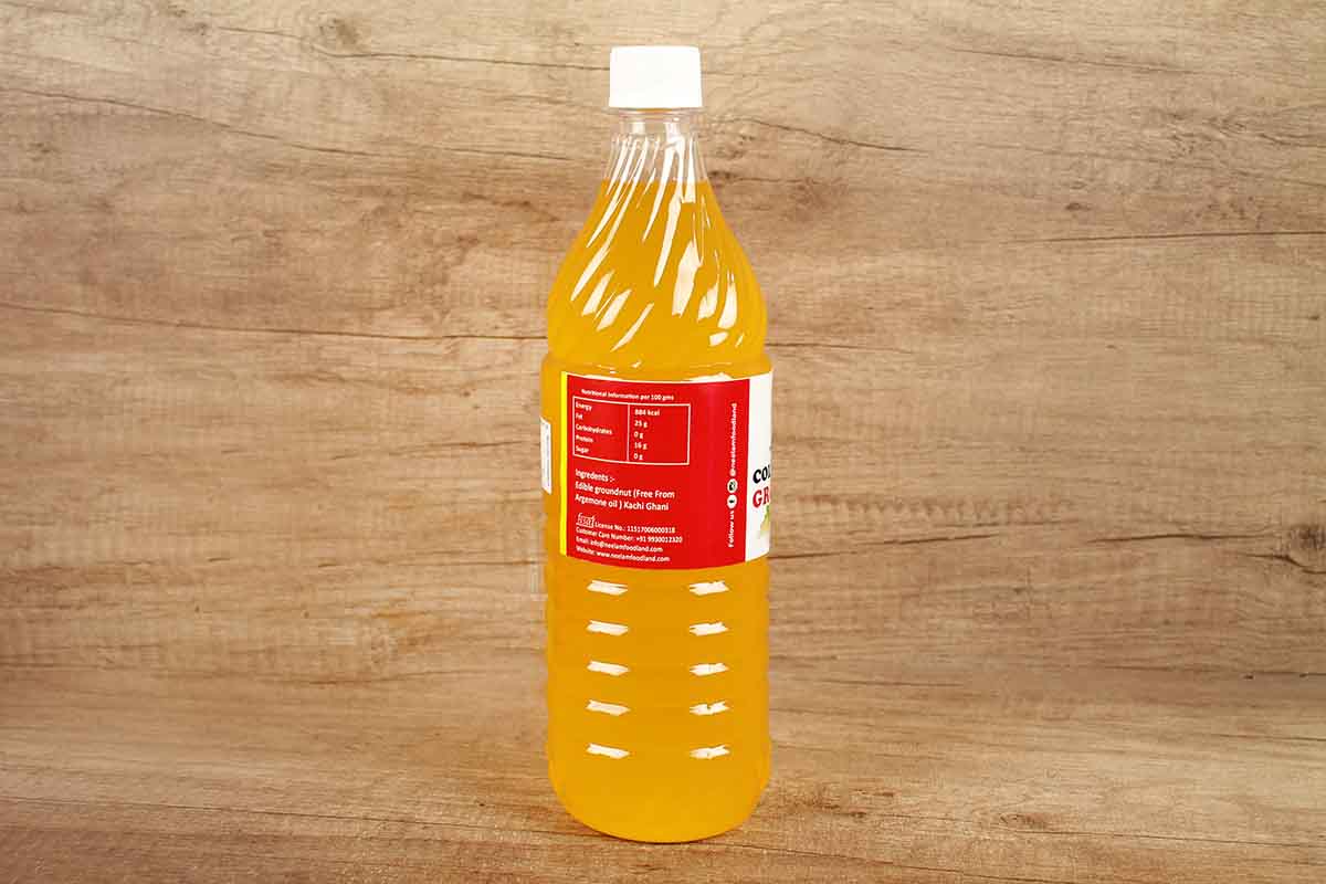 COLD PRESSED GROUNDNUT OIL 1 LTR