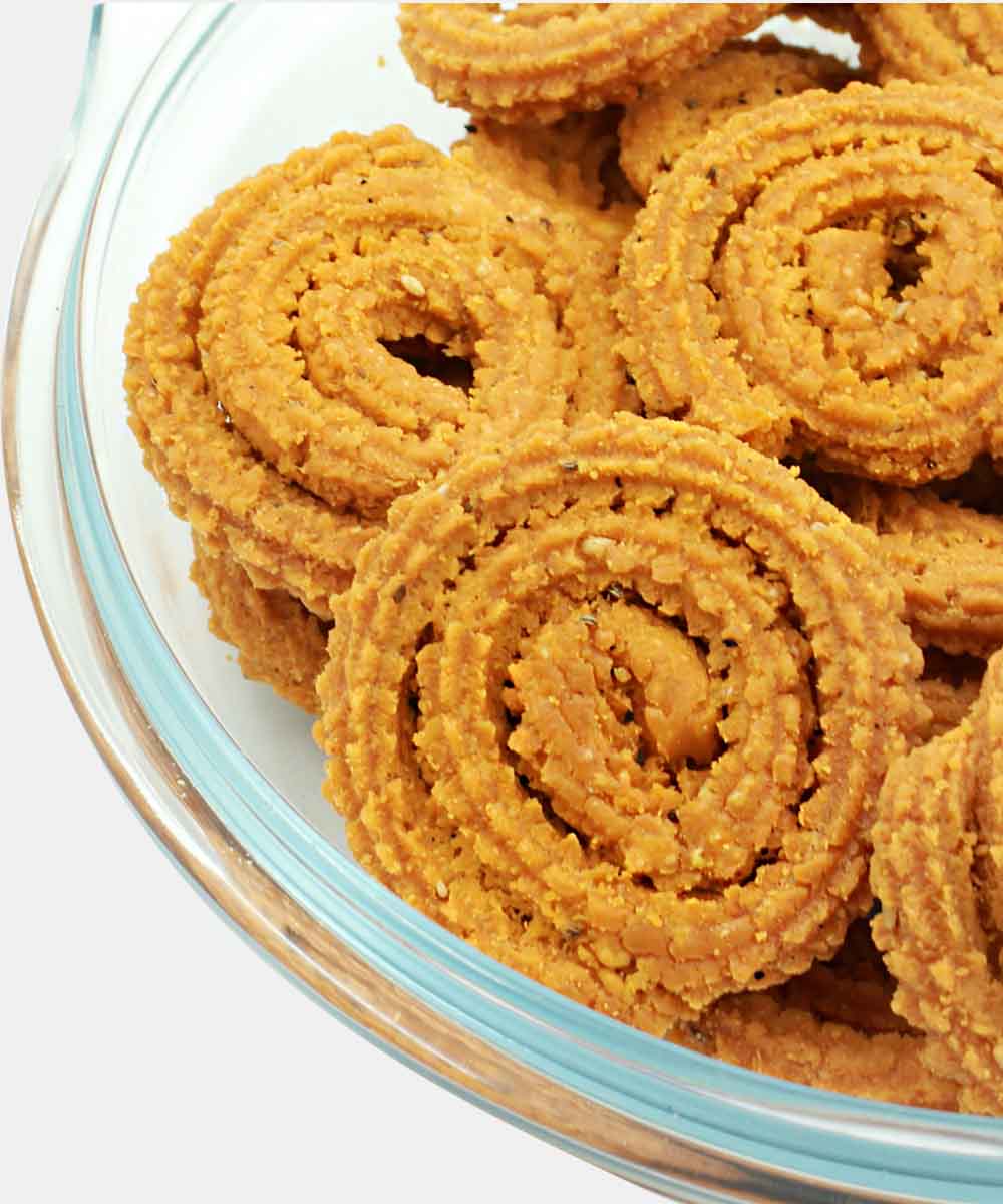 Less Oil Chakli Made In Rice Chana 200 Gm