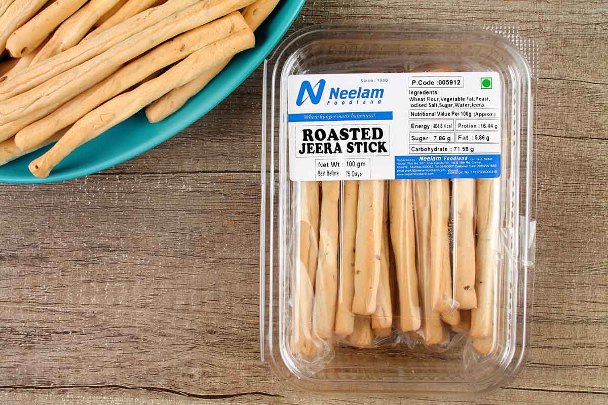 ROASTED JEERA BREAD STICK 100 GM