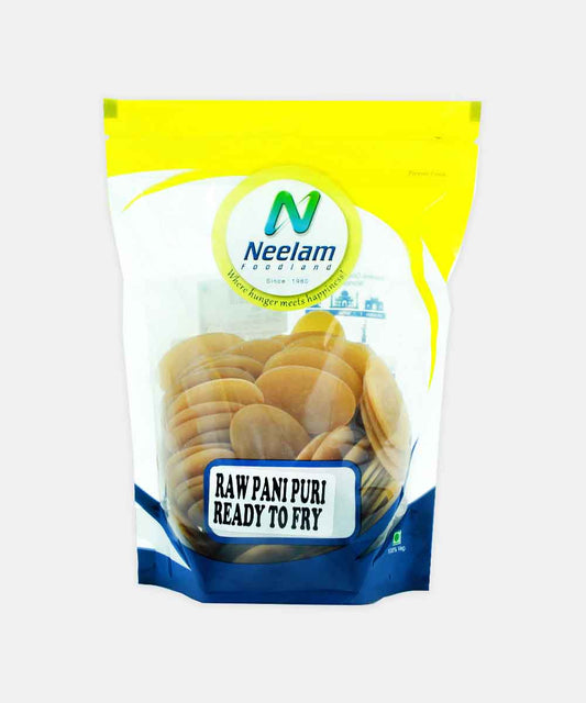 Raw Pani Puri Ready To Fry 250 Gm