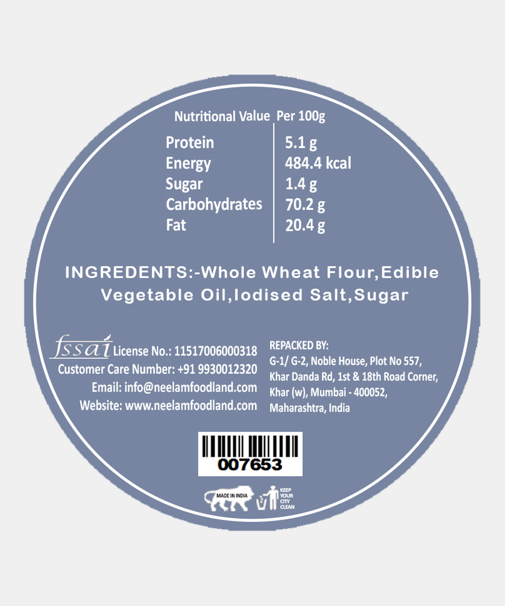 Roasted Plain Bhakri 200 Gm