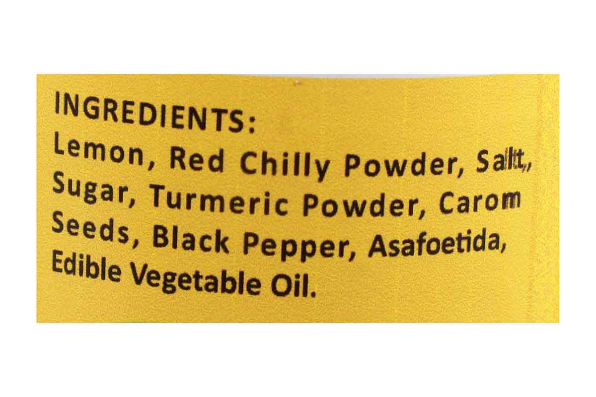 Lemon Pickle 250 Gm
