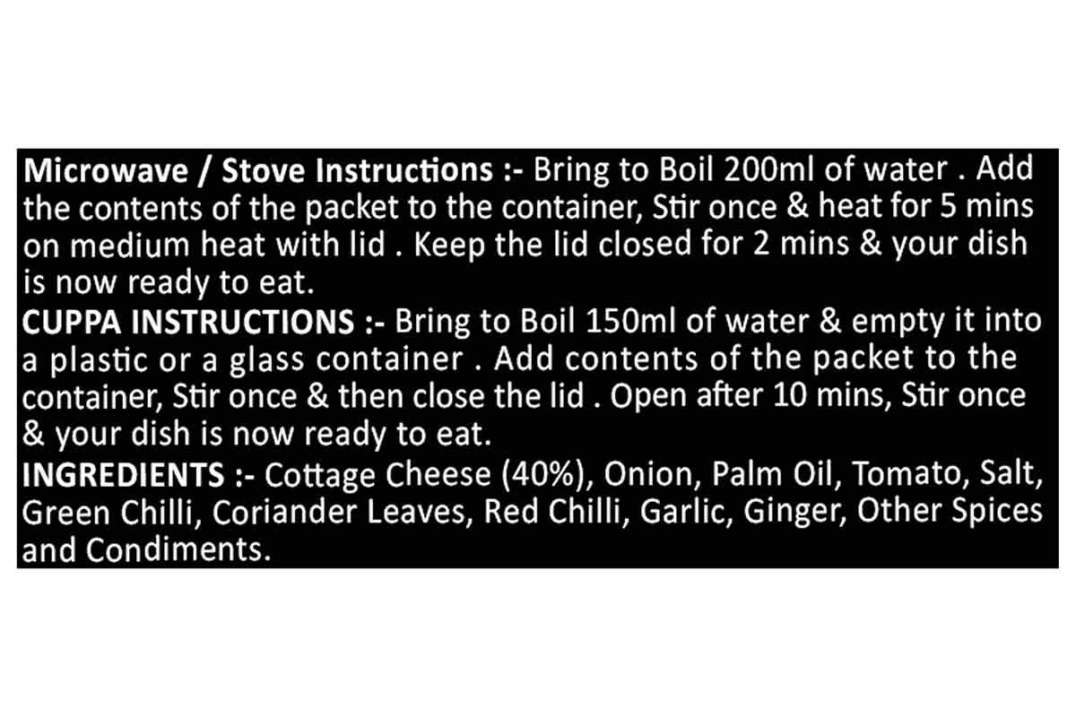 Neelam Freeze Dried Paneer Bhurji 85 Gm