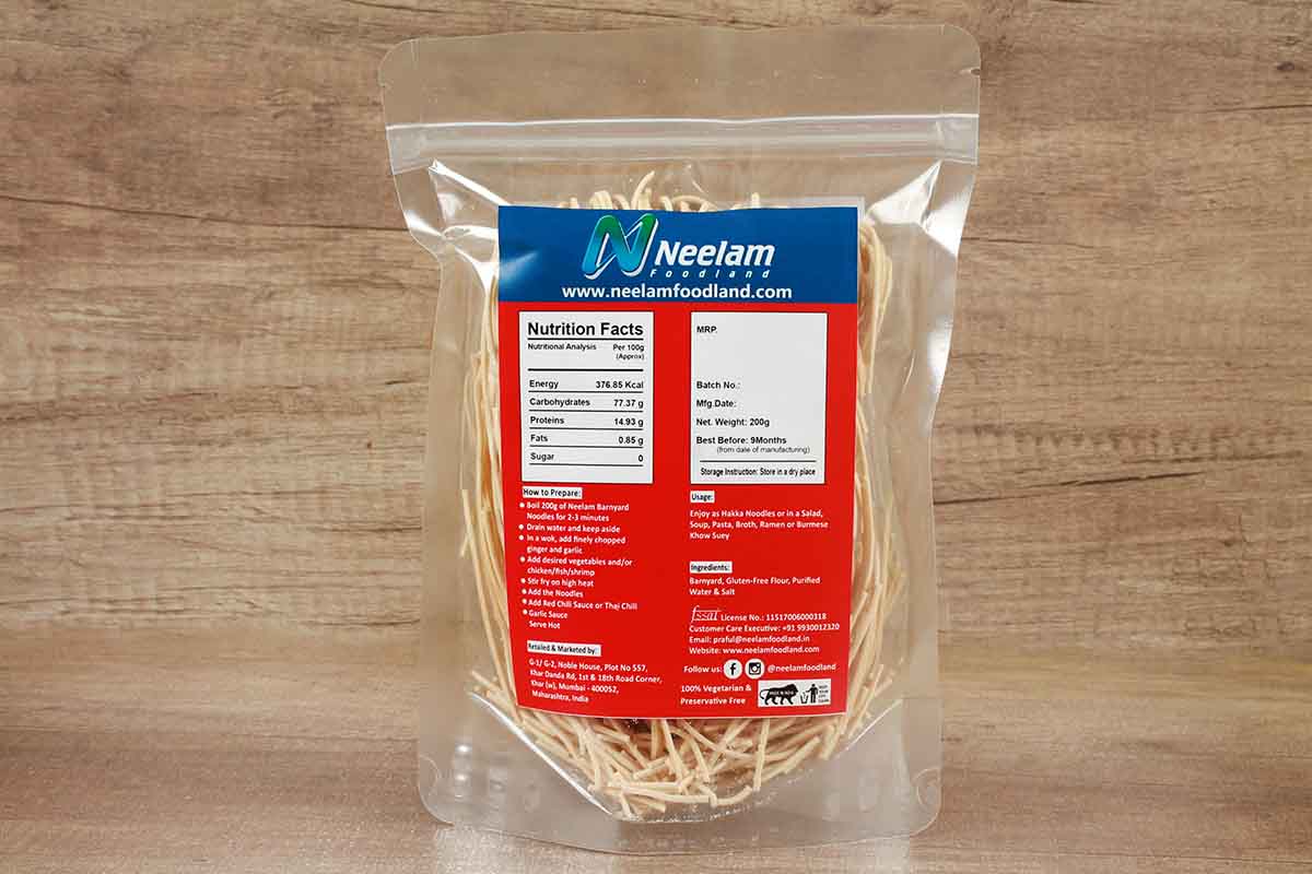 Barnyard Millet Noodles 200 Gm