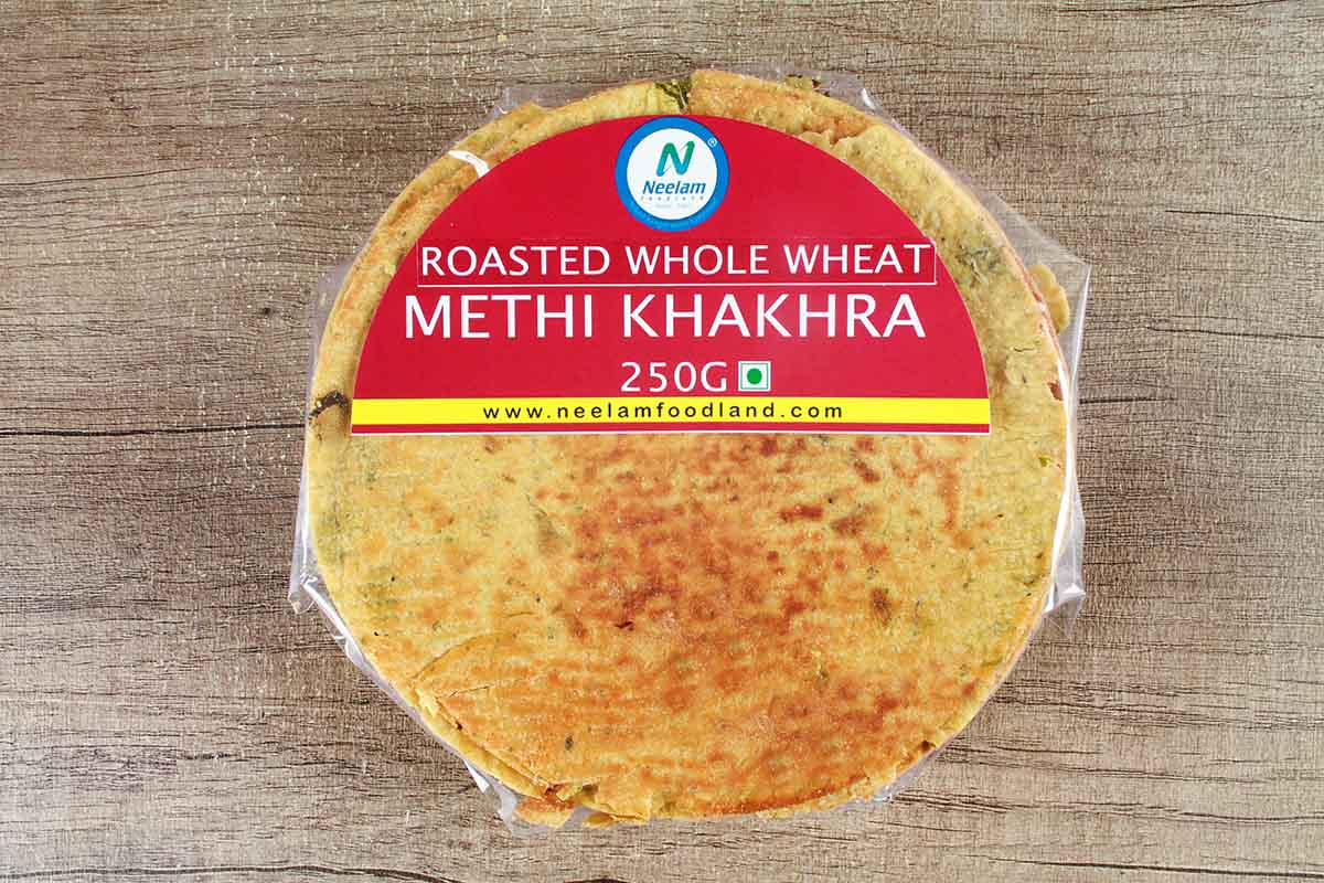 Roasted Whole Wheat Methi Khakhra 250 Gm