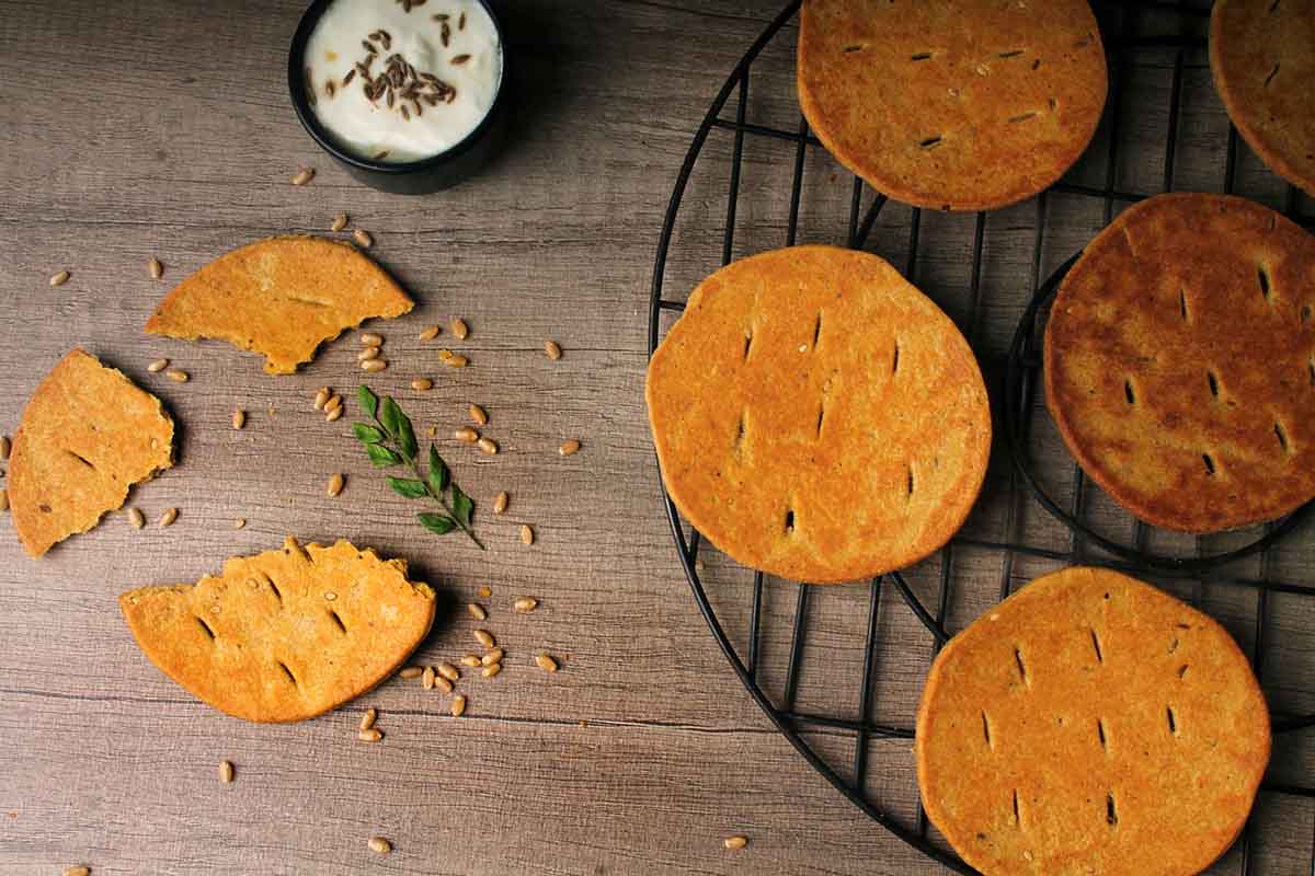 Roasted Salt Free Masala Bhakri 200 Gm