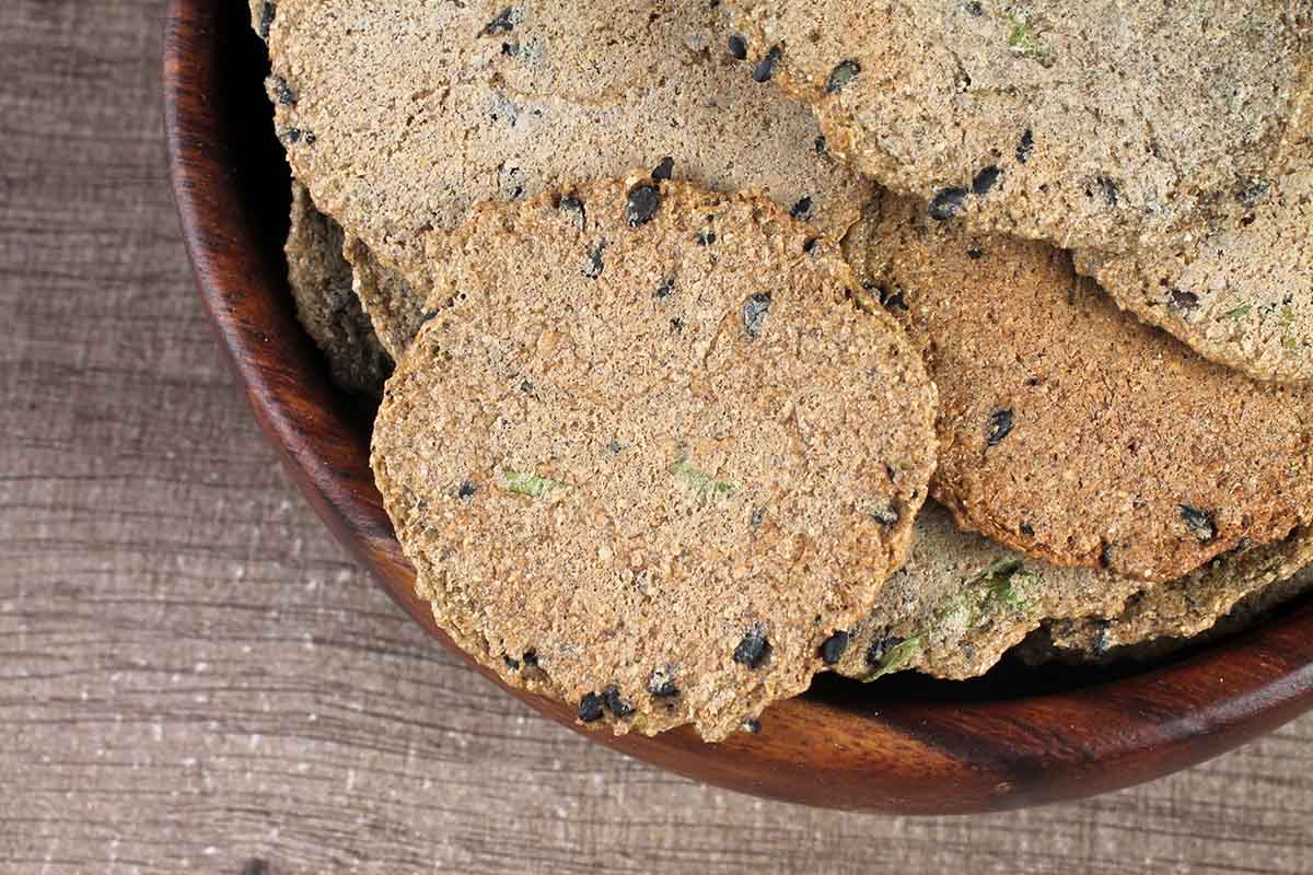 Roasted Bajra Spinach Cracker 100 Gm