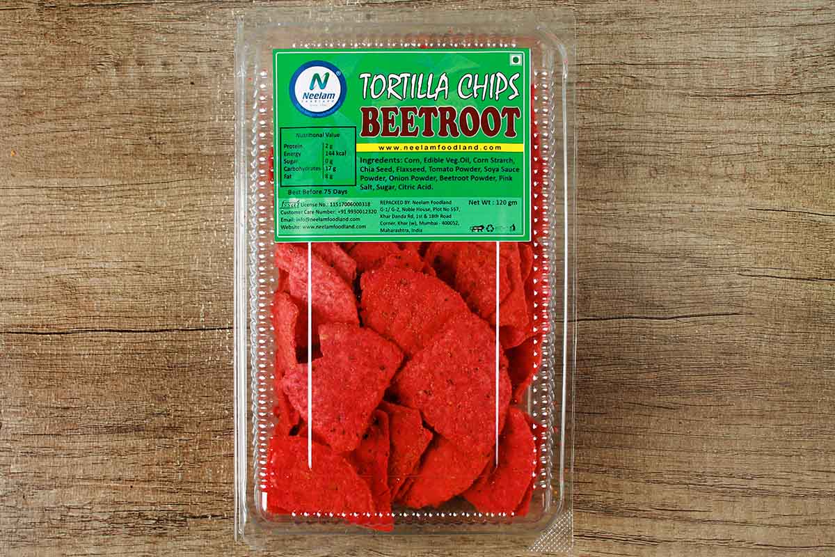 Tortillla Chips Beetroot 120 Gm