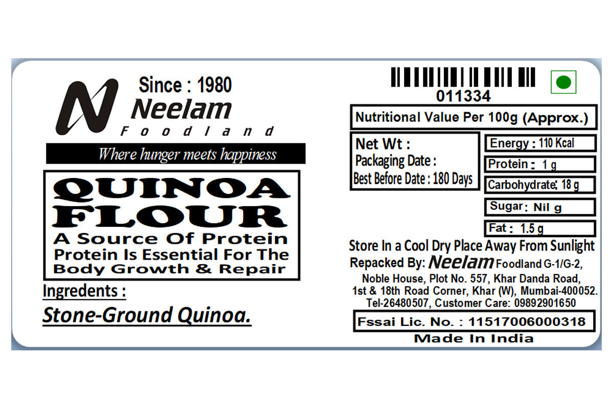 Neelam Quinoa Flour 250 Gm