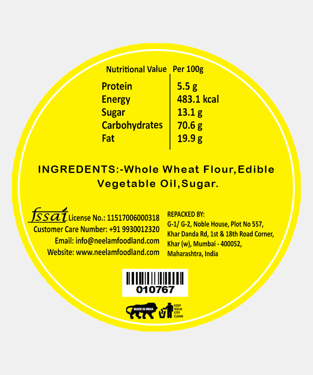 Roasted Lola Bites Sweet Bhakri 200 Gm
