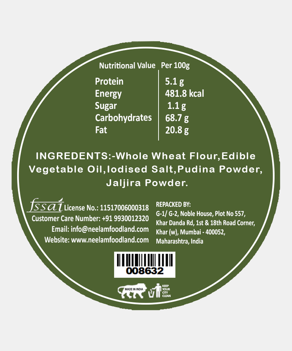 Roasted Pani Puri Bhakri 200 Gm