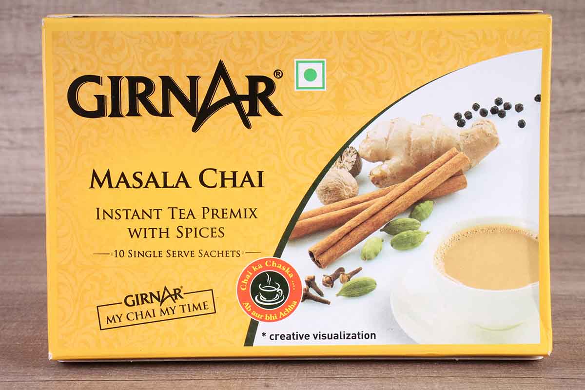 GIRNAR INSTANT PREMIX TEA MASALA CHAI 140 GM 10 SACHETS