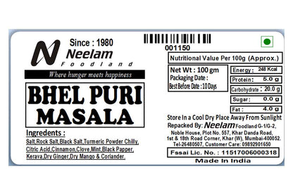 Bhel Puri Masala 100 Gm
