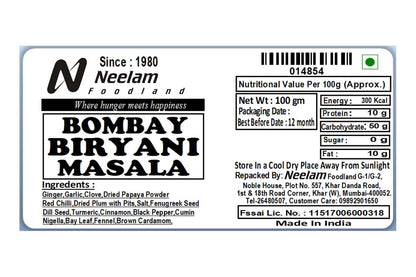 Bombay Biryani Masala 100 Gm