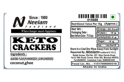 Keto Crackers 125 Gm