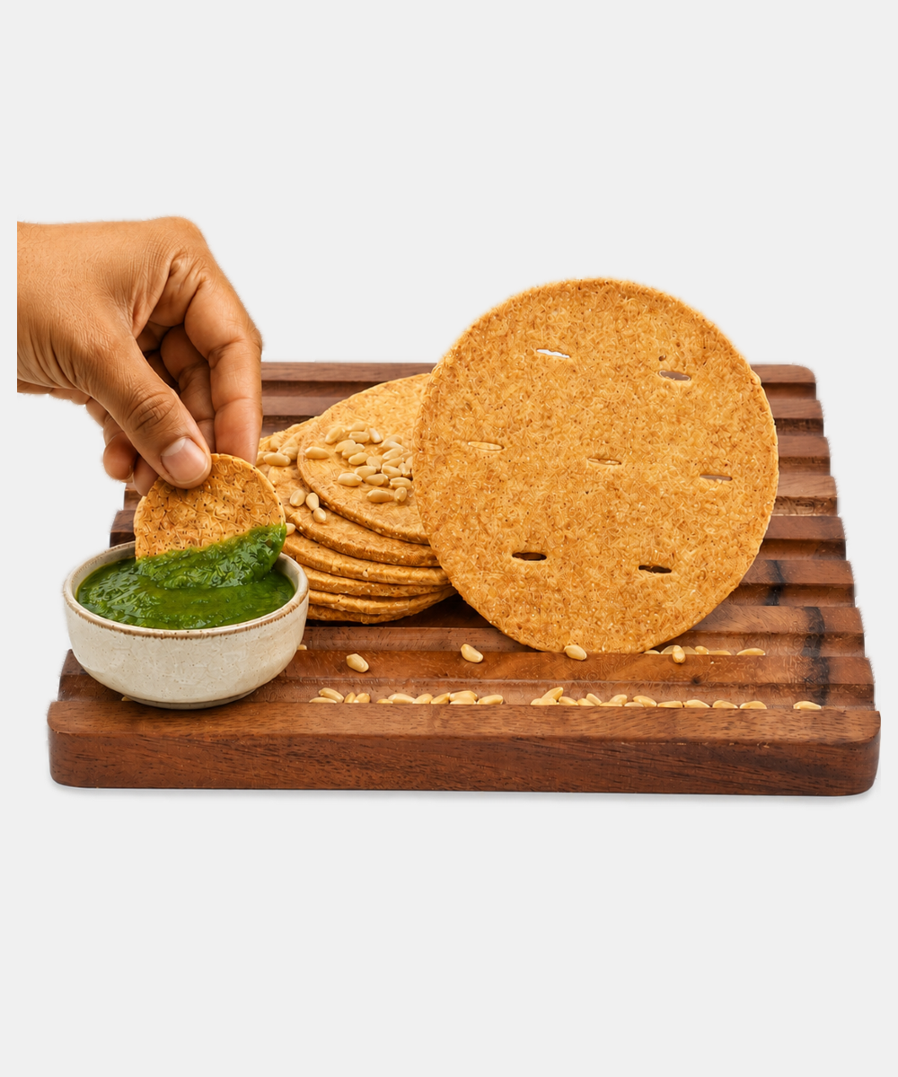 Roasted Garlic Bhakri 200 Gm