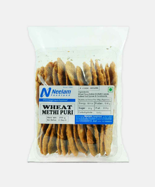 Wheat Methi Puri 250 Gm