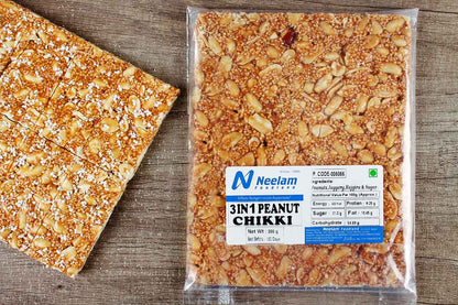3 In 1 Peanut Chikki 200 Gm