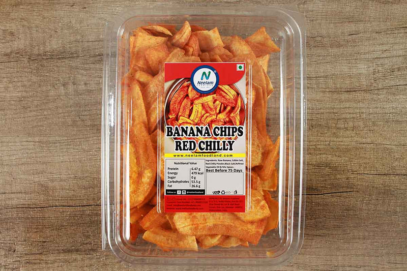 BANANA CHIPS RED CHILLY 200 GM