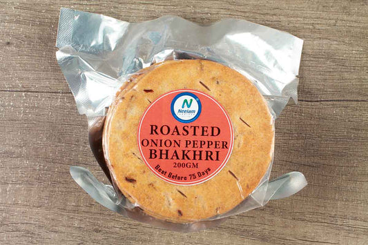 Roasted Onion Pepper Bhakri 200 Gm