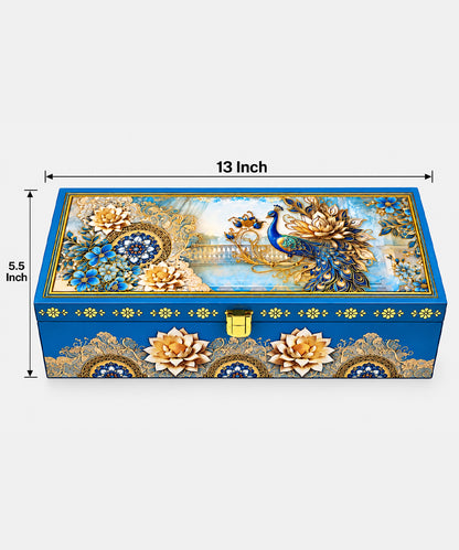 Peacock 3 Jar Vintage Gift Hamper Box 500 Gm