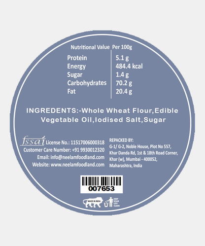 Roasted Plain Bhakri 200 Gm