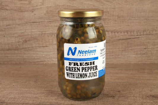 Fresh Green Pepper With Lemon 250 Gm