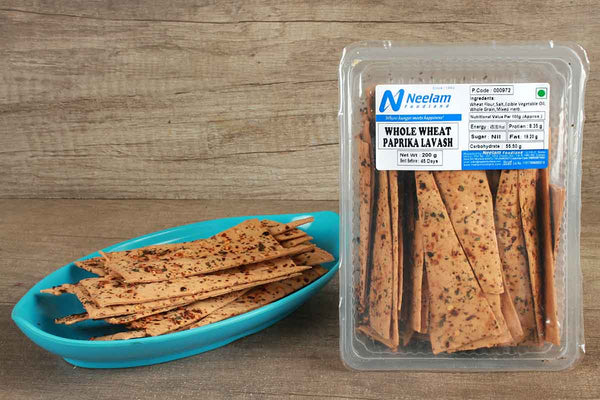 WHOLE WHEAT PAPRIKA LAVASH 100 GM