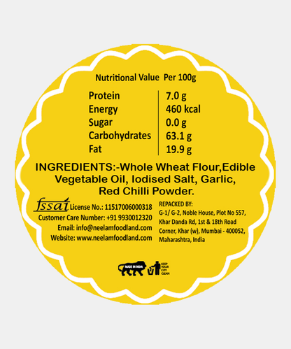 Garlic Biscuit Bhakri 200 Gm