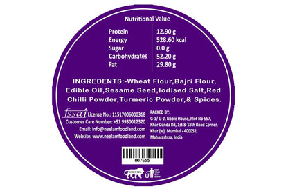 Roasted Bajra Bhakri 200 Gm
