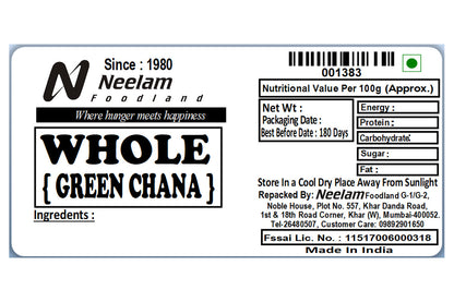 Whole Green Gram/Hara Chana 500 Gm
