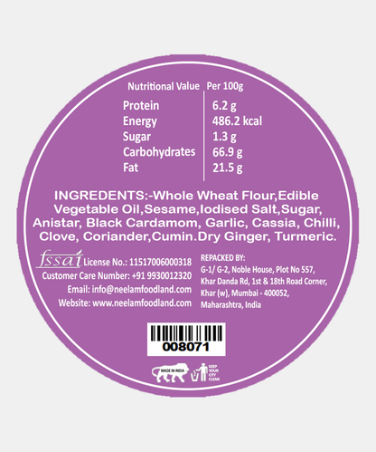 Roasted Pav Bhaji Bhakri 200 Gm
