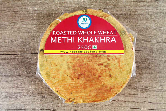 Roasted Whole Wheat Methi Khakhra 250 Gm