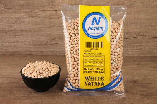 White Peas/Safed Vatana 500 Gm
