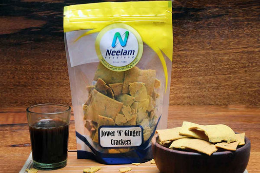 Jowar & Ginger Crackers 125 Gm