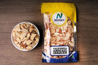 Natural California Almond Slice 100 Gm