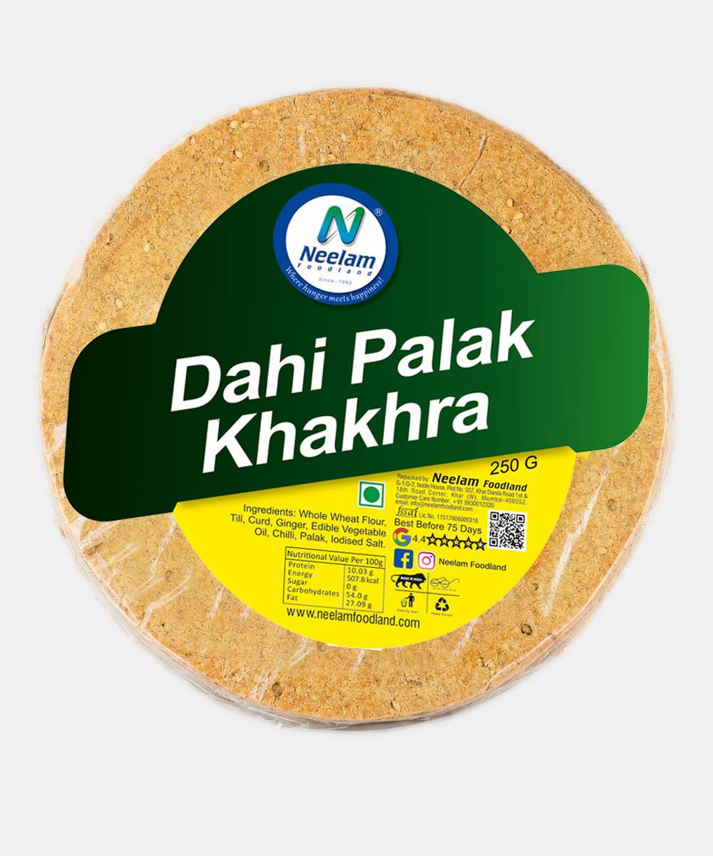 Dahi Palak Khakhra 250 Gm