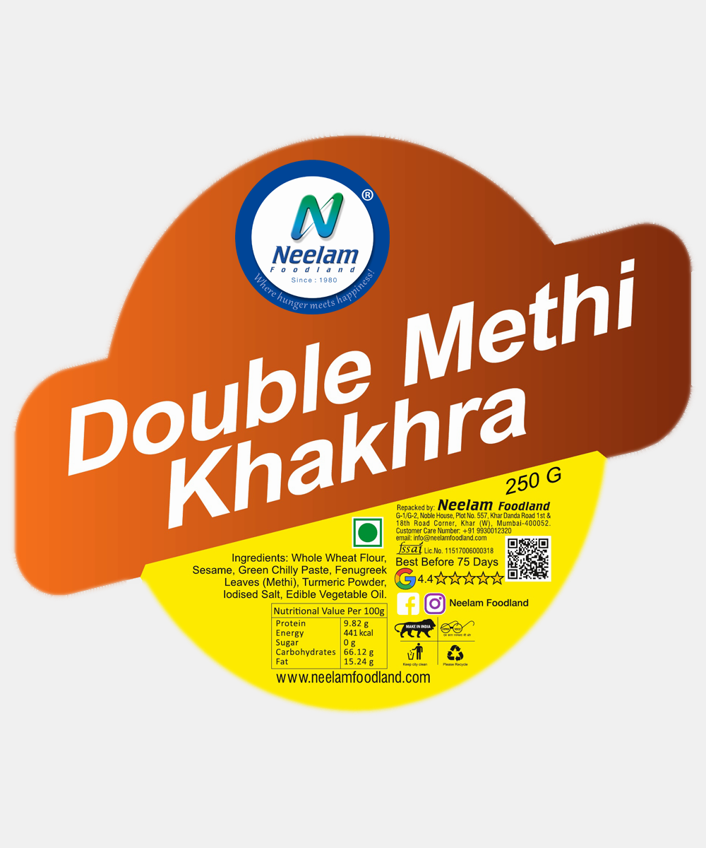 Double Methi Khakhra 250 Gm