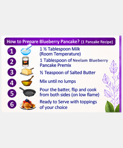 Bluberry Pancake Premix 250 Gm