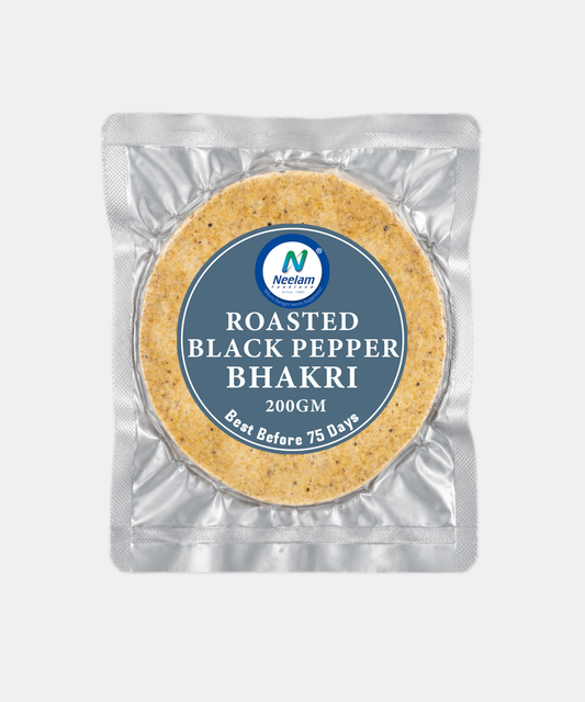Roasted Black Pepper Bhakri 200 Gm