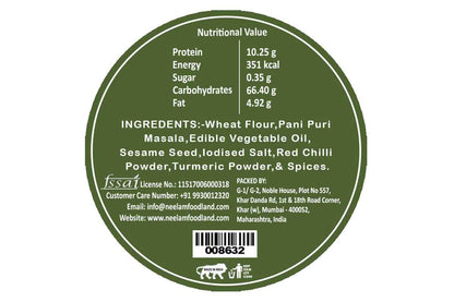 Roasted Panipuri Bhakri 200 Gm