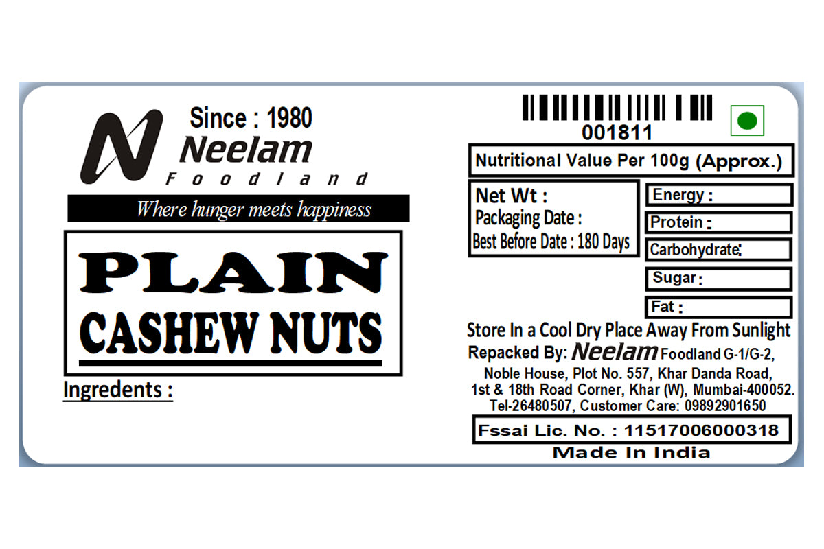 Kaju Cashew 500 Gm