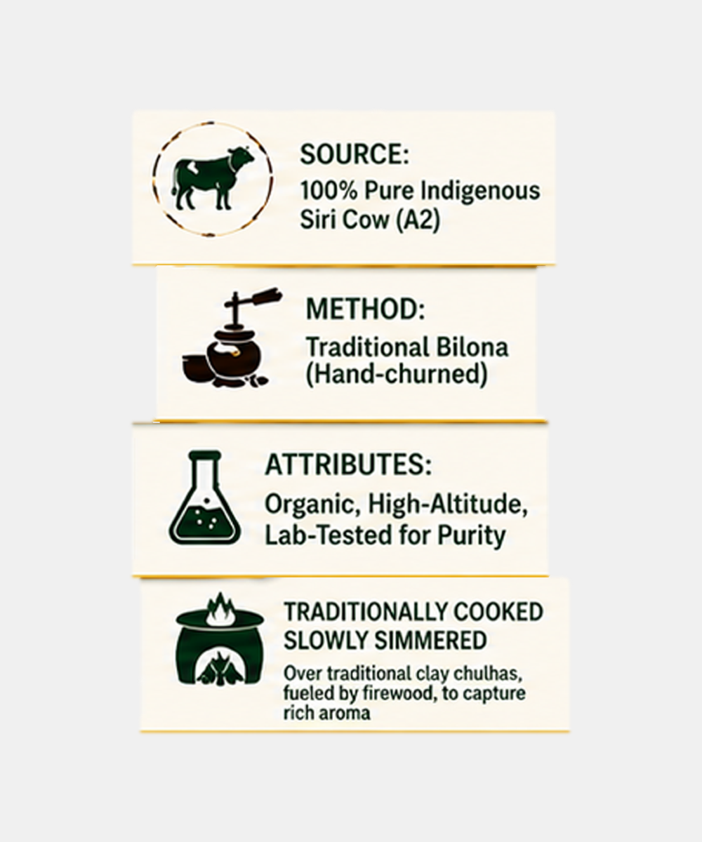 Himalayan Siri Cow Ghee 500 Ml