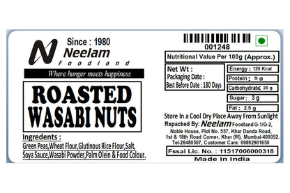 Roasted Wasabi Peas 80 Gm