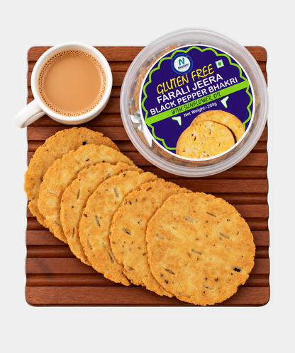 Gluten Free Farali Jeera Black Pepper Bhakhri 200 Gm