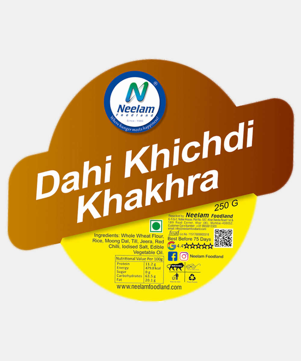 Dahi Khichdi Khakhra 250 Gm