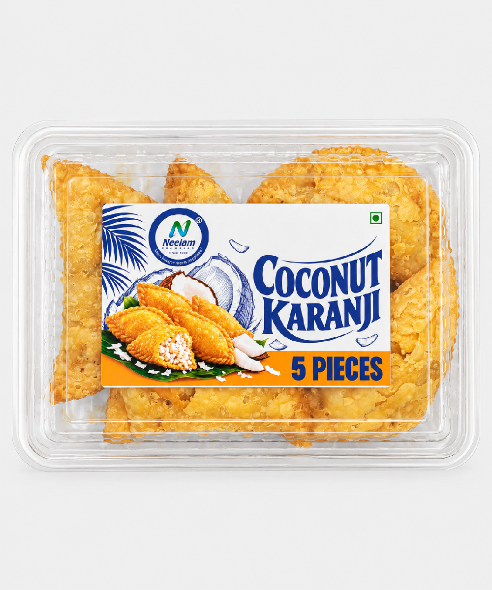 Coconut Karanji 5 Pc
