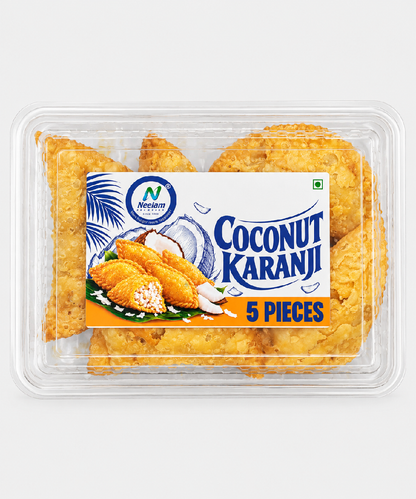 Coconut Karanji 5 Pc
